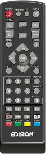 Edision Proton T265 Digital Receiver Mpeg-4 Full HD (1080p) HDMI / USB
