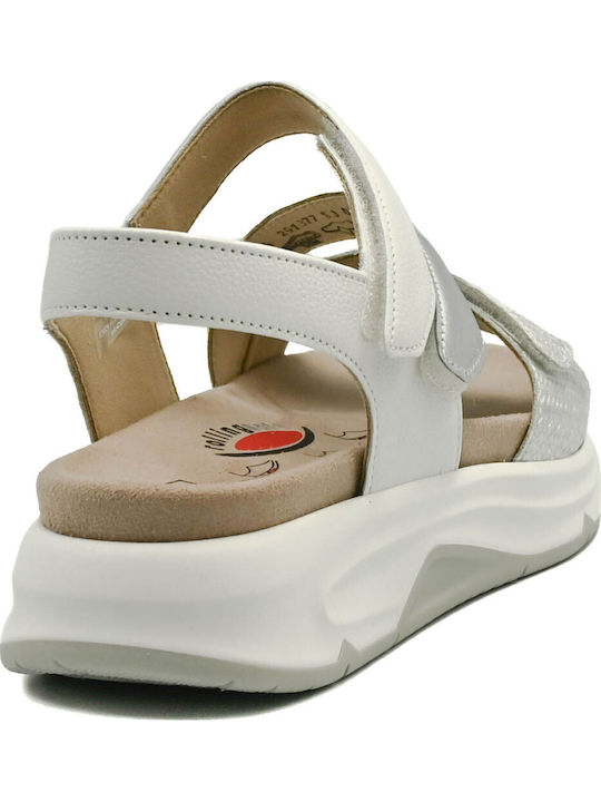 Leather Women's Anatomic White Sandals