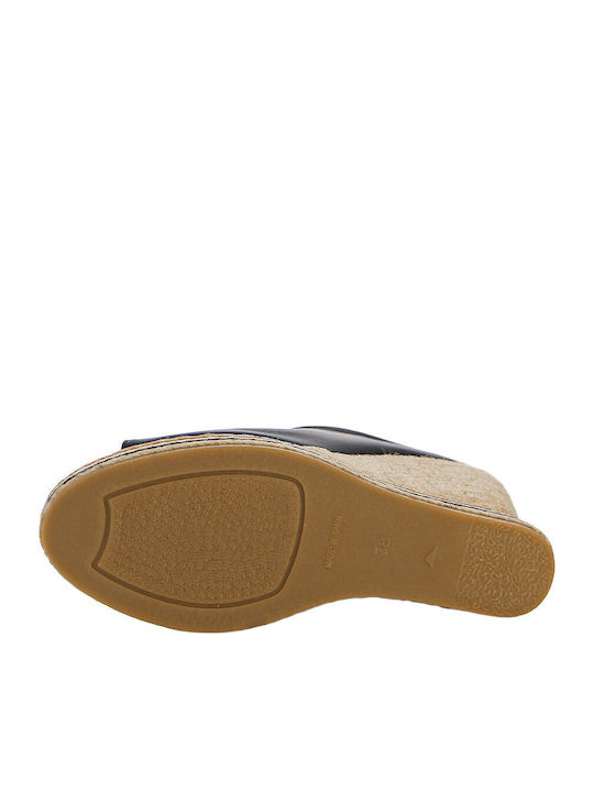 Women's Summer Platforms in Black Espadrille Style