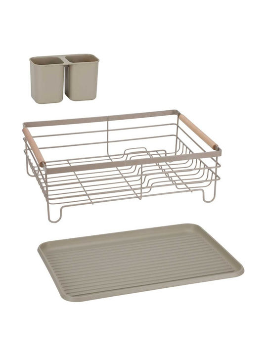 Elitehoff Metallisches Beiges Spülbeckenablauf 43x32x14cm