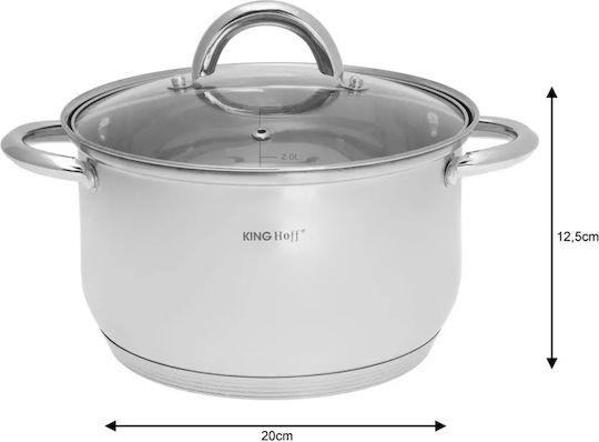KING Hoff Stainless Steel Cookware Set 4pcs