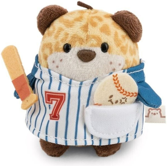 Plush Mymochi 8cm Leopard Ichiro Baseball Costume Gift Box W4 Nici #62908