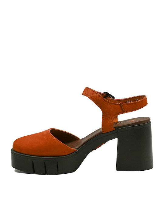 Sandale Elegante Damă Anatomice Tabac Maro