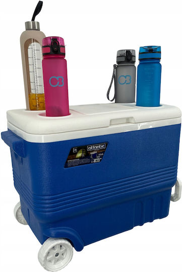 Kühlbox Atlantic 45l Räder Passiv Blau