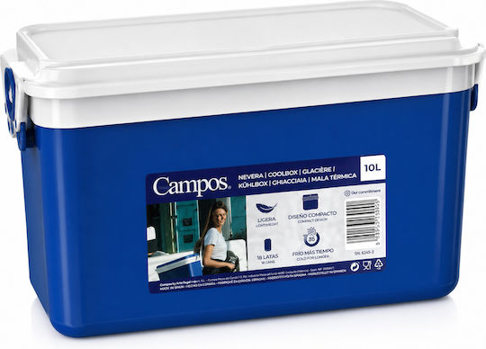 HKoenig Campos Tragbare Kühlschrank 10lt Blau