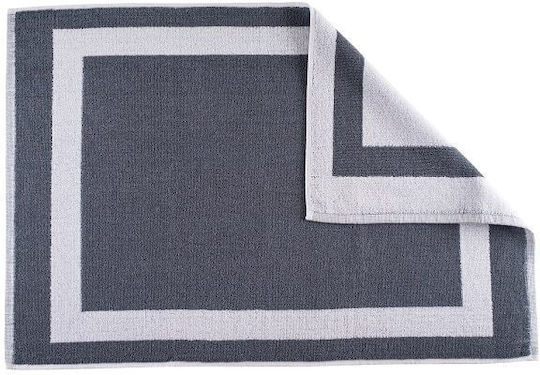 Astron Italy Badematten Baumwolle AH-816 Graue 50x75cm