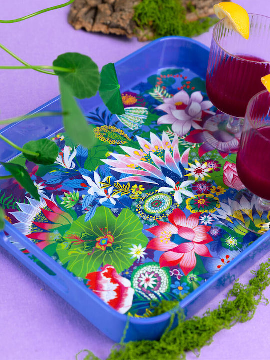 Serving Tray Pylones Aperitime Fleurs D' Eau