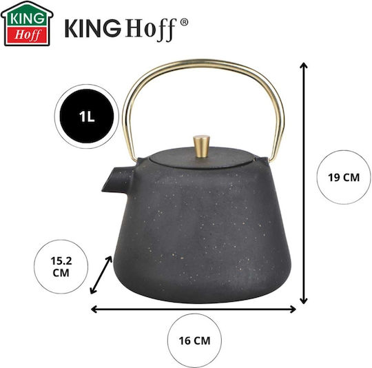 Cast Iron Warmer Filter Kinghoff Kh-1932 1l