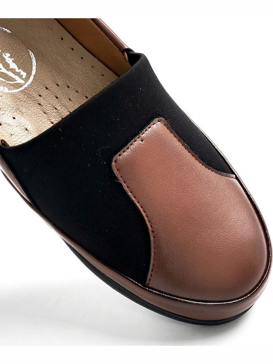 Γυναικεία Slip-On Δερμάτινα Ταμπά