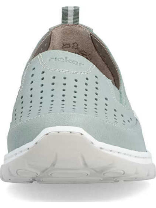 Анатомични Дамски Slip-On Кожени Зелени