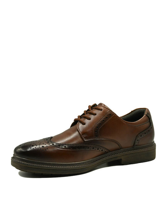 Leather Men's Oxfords Tabac Brown