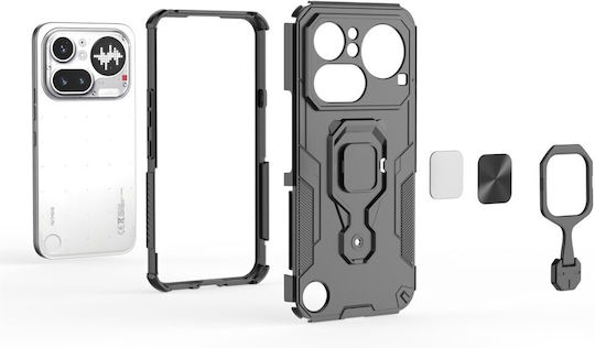 Titanium Back Cover Plastic Gray Nothing Phone (4a) Pro