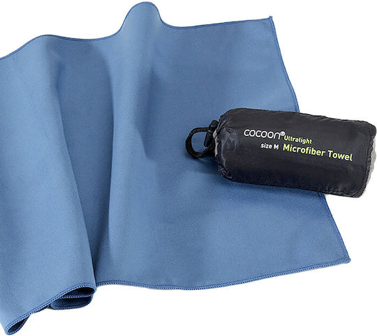 Cocoon Πετσέτα Microfiber Προσώπου 40gr/m² Μπλε 90x50εκ.