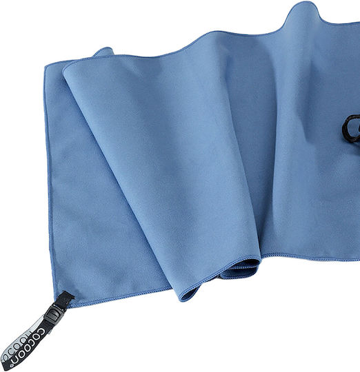 Cocoon Πετσέτα Microfiber Προσώπου 40gr/m² Μπλε 60x30εκ.