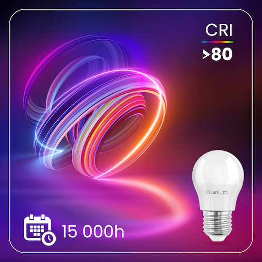 Lumiled LED Glühbirne 5W für E27 Fassung und Form P45 Warmes Weiß 470 Lumen