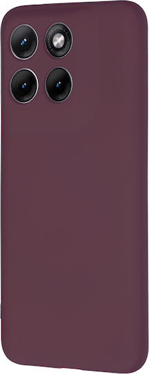 Techsuit Purple Silicone Back Cover (Motorola Edge 70 Fusion 5G)