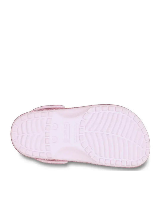 Glitter Kids Anatomic Beach Clogs Pink