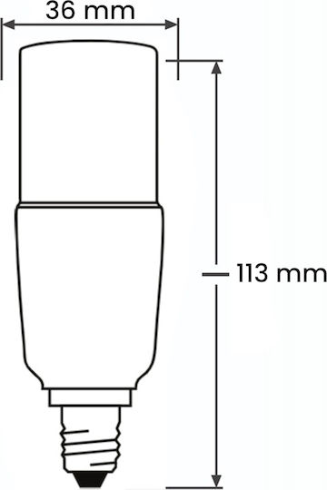 Lumiled Λάμπες LED 10W για Ντουί E14 και Σχήμα T37 Φυσικό Λευκό 1055lm 6τμχ