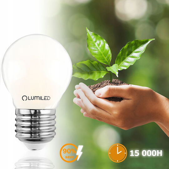 Lumiled LED Glühbirnen 7W für E27 Fassung und P45 Form Warmes Weiß 806lm 6 Stück