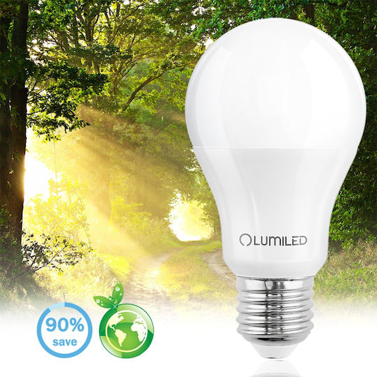 Lumiled LED Glühbirnen 10W für E27 Sockel und Form A60 Naturweiß 1055lm 3 Stück