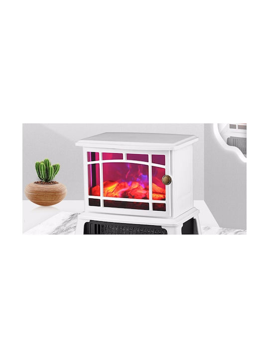 Alista Home Șemineu Electric de Podea 1500W 25x16cm Alb