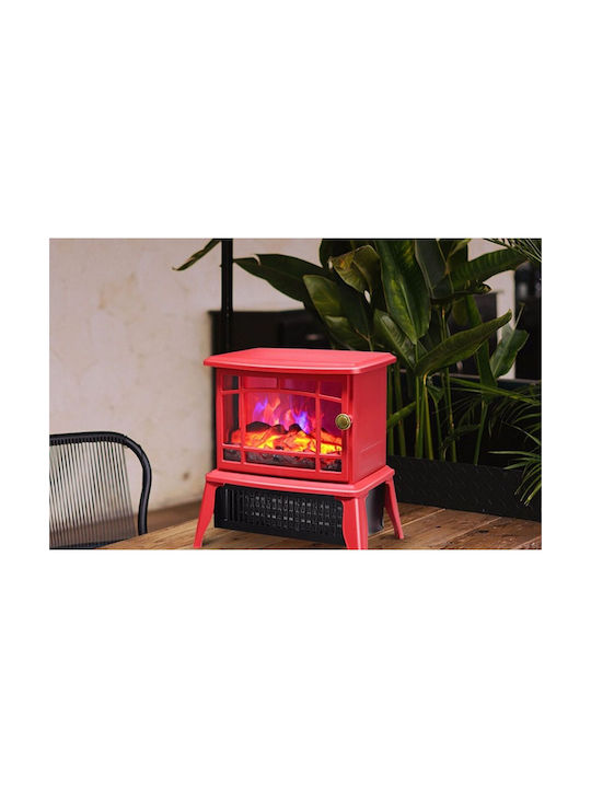 Alista Home Șemineu Electric De Podea 1500W 25x16cm Roșu