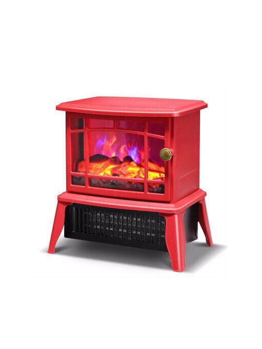 Alista Home Șemineu Electric De Podea 1500W 25x16cm Roșu