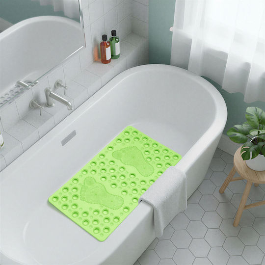 Alista Home Αντιολισθητικό Μπανιέρας με Βεντούζες Πράσινο 37x68εκ. Alista Home Αντιολισθητικό Μπανιέρας με Βεντούζες Πράσινο 37x68εκ.