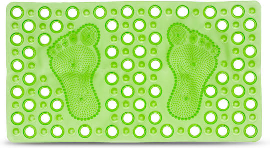 Alista Home Antiderapant Cada De Baie Cu Ventuze Verde 37x68cm
