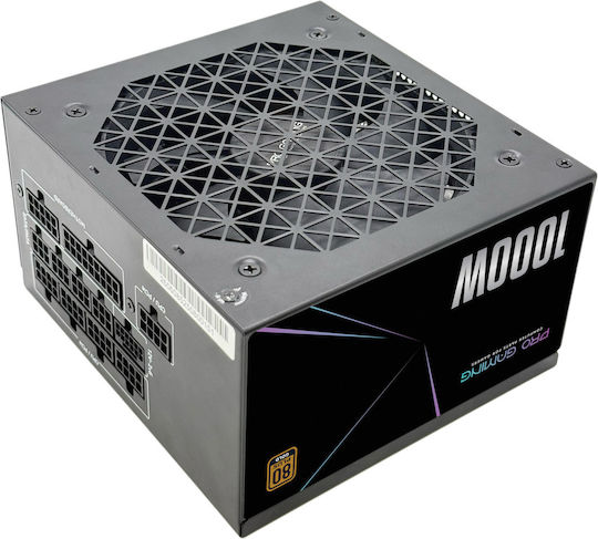 ProGaming 1000W Черен Компютърно захранване Пълен модул 80 Plus Gold (PGPSU1000B1)