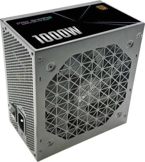 ProGaming 1000W Черен Компютърно захранване Пълен модул 80 Plus Gold (PGPSU1000B1)