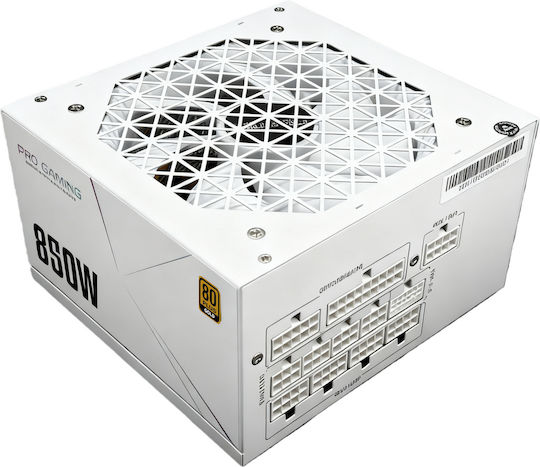 ProGaming 850W Бял Компютърно захранване Пълен модул 80 Plus Gold (PGPSU850G3)