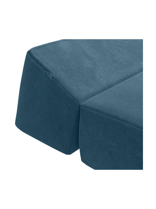 Διθέσιος Καναπές Κρεβάτι Μπλε 120x60x49εκ.