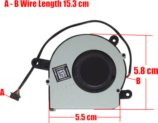 Laptop Fan Desktop Mini Pc Cpu Cooling Fan Hp Elitedesk 800 G6 Dm 705 G6 Dm Prodesk 400 G6 Dm 405 G6 Dm 600 G6 Dm 260 G4 Dm M88648-001 L93623-001 Fmk2 Dfs150305bd0t Eg50050s1-cj20-s9a 5pin Code 81707