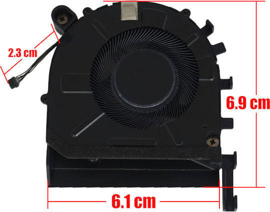 Ανεμιστηράκι Laptop Gpu Cooling Fan Lenovo Thinkpad P14s Gen 5 21g2 21g3 Nd65c46-24h20 5f11r68975 5f11v47613 5f10z58279 Dc28000p4d0 5pin Κωδ.81696