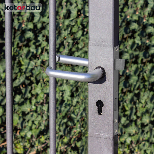 Lock Door Gate Fence Recessed Cylinder Steel 90/20 Mm +