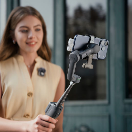 DJI Osmo Mobile 8P (Creator Combo) Gimbal Κινητού με Σταθεροποιητή 3 Αξόνων και 10 ώρες λειτουργίας Μαύρο