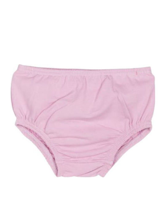 Mädchenkleid Ärmellos Set aus 2 Mit Slip Rosa-koralle