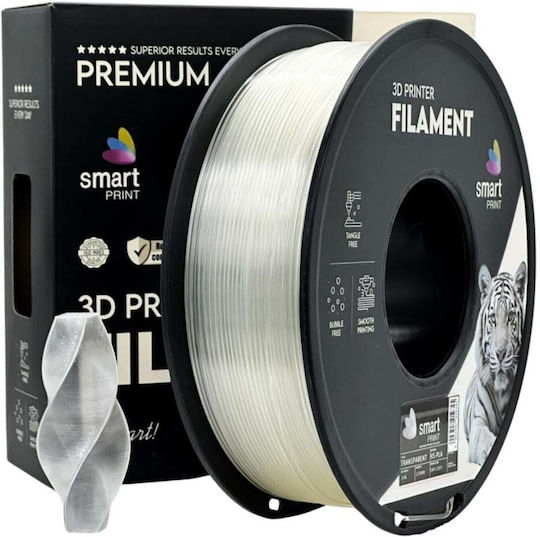 Smart Print HS-PLA Filament Pentru Imprimante 3D 1 Kg Transparent