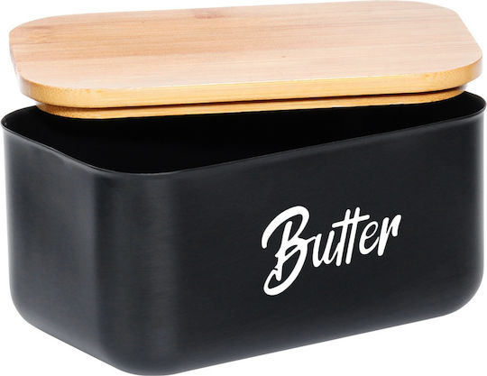 Vilde Butterdose Metallisch Schwarz