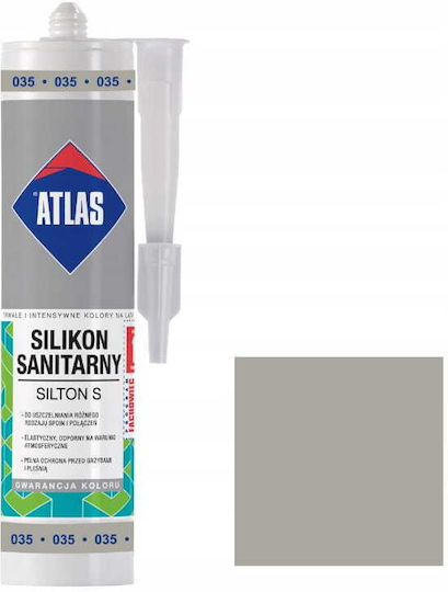 Atlas Silton S Flexible Sanitary Silicone Gray 280 Ml