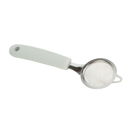 Filtru De Ceai Inox 22 Cm Cu Mâner Infuzie Perfectă Gri