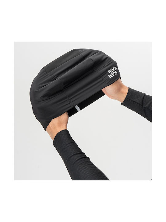 Rockbros M015 Winter Reversible Cycling Cap Size 54-61 Cm Black