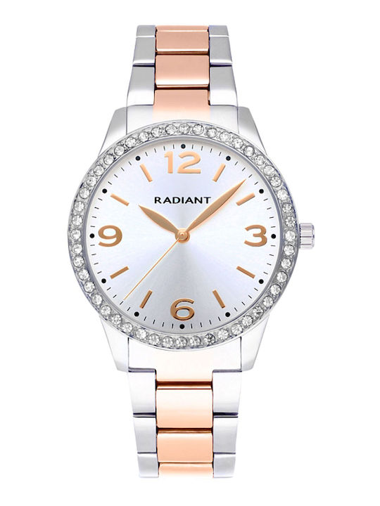 Radiant Ρολόι Μπαταρίας με Μεταλλικό Μπρασελέ Radiant Ρολόι Μπαταρίας με Μεταλλικό Μπρασελέ