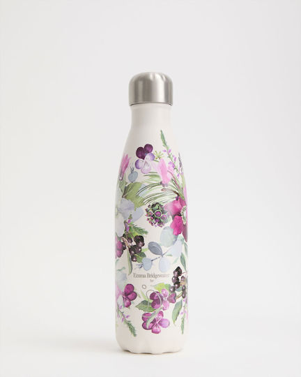 Chilly's Emma Bridgewater Thermos Bottle Stainless Steel BPA Free 500ml Winter Flowers