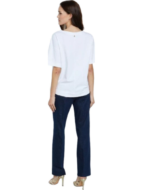 Women's Fabric Trousers Blue