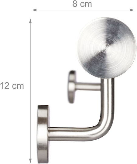 Aluminum Balustrade Beech Look Relaxdays Light Brown 200 Cm