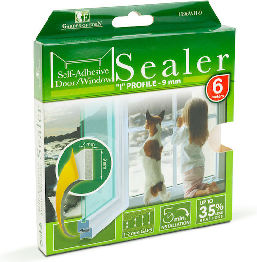 Alista Home Aerostop Bandă Adezivă Pentru Ușă / Fereastră în Culoare Albă 2m