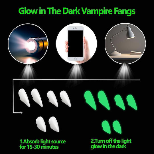 Vampire Karnevalsaccessoires Δόντια für Halloween