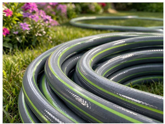 Градински Маркуч За Поливане 1/2" 30m 3 Слоя Пистолет За Поливане 7 Bar Aria Trade